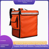 Sac isotherme personnalisé avec logo, sac de livraison de nourriture, sac de livraison de pizza isotherme commercial imperméable avec séparateur