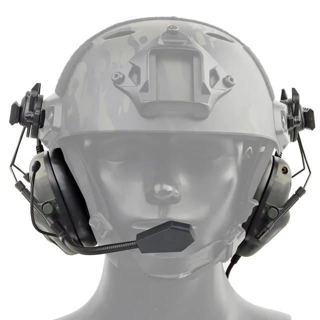 Hunting TAC-SKY Earmuff Version Noise Reduction Helmet Headphone Earphone Tactical Headset