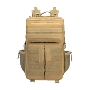 Zaini tattici da uomo di grande capacità da 45 litri Outdoor 3P Molle Pack per borsa da caccia da campeggio da Trekking Assault Pack