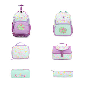 Tas Ransel Sekolah Anak Model Troli Kapasitas Besar Anti Air Multifungsi Motif Kartun Lucu, Terbaru 2022 - Product Image 2
