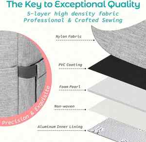 Large <b>Tote</b> Insulated <b>Lunch</b> <b>Bag</b> with Custom Logo Adult Casual Shoulder Strap <b>Lunch</b> Box for Women Side Pockets Water Bottle Holder - Product Image 6