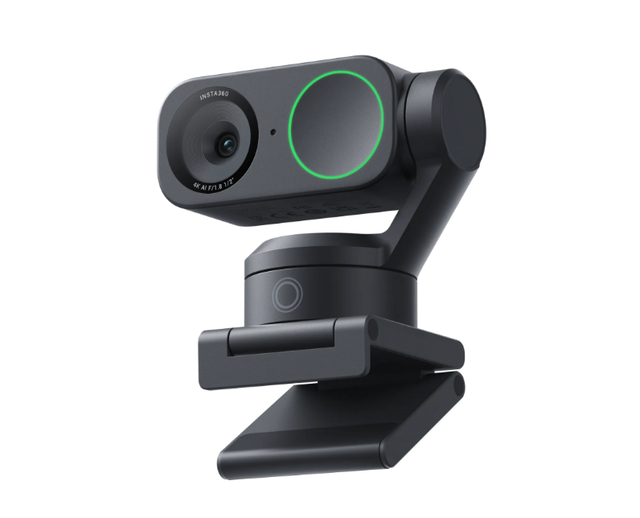 Insta360 Link 2 Webcam AI Tracking Gesture Control with Noise-Canceling Microphones Camera for Link 2C Teleconference Game