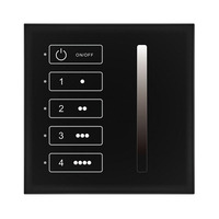 Controlador Maestro DALI-2 Certificado de 1/4 Zona, TL4-1D, Atenuación de 256 Niveles, Panel Táctil de Pared CCT, Ecológico