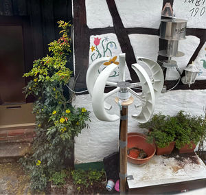 1500W 12V 24V Painel Solar e Eixo Vertical Pequeno Gerador de Turbina Eólica Sistema Off-Grid para Uso Doméstico e Barco - Product Image 4