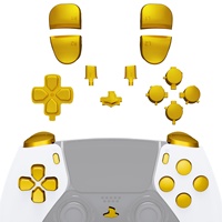 Kits de boutons de remplacement personnalisés EXtremeRate, ensemble complet de boutons pour manette PS5 Edge