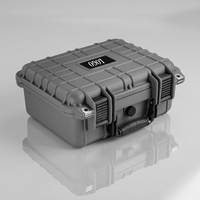 Étui de protection rigide portable, étanche aux intempéries, pour appareil photo compact, avec mousse sur mesure, adapté à l'utilisation de drones, d'appareils photo et d'équipements