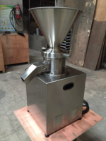 Machine à fabriquer du beurre de cacahuète et d'amande en acier inoxydable, type 80-100 kg/heure, HJ-MJC-80, presse à beurre de cacao