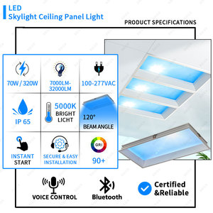 Bbier nhân tạo LED <span class=keywords><strong>Skylight</strong></span> bầu trời xanh Trần ảo ánh sáng mặt trời tự nhiên LED SMD 2835 hiện đại khỏe mạnh Bảng điều khiển <span class=keywords><strong>Skylight</strong></span> - Product Image 3