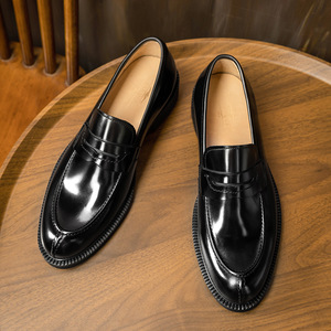 Latest Genuine Leather Slip-On Autumn Waterproof Formal Casual Shoes for <b>Men</b> Anti-Slip High Quality <b>Dress</b> Shoes - Product Image 2