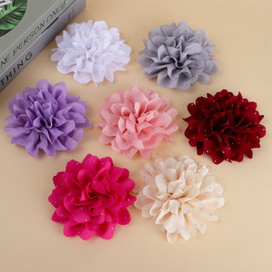 Adornos para el Cabello con Flores 3D, Tela, Pedrería, Camelia, Accesorios para Manualidades, Tocados de Novia - Product Image 1
