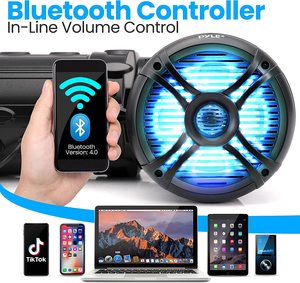 Meilleures ventes <span class=keywords><strong>2022</strong></span> haut-parleurs alimentés par vtt BT 800 Watt lumières LED étanches 6.5 pouces double système Audio - Product Image 3