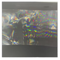 Film de diffraction de 133.33cm pouces Coeur/Lentille de sourire cinq étoiles en plastique durable