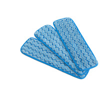 Esun Tampon de vadrouille plat réutilisable à quatre couleurs en microfibre PP Z-Twist pour le nettoyage des sols secs et humides avec poteau en aluminium