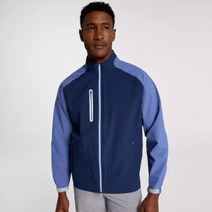 Rendimiento Atlético Abrigo de retazos al aire libre Ropa deportiva Softshell Sublimación personalizada Chaqueta cortavientos de golf - Product Image 1
