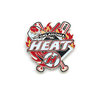 Pins de revers personnalisés en métal pour équipes de baseball, pins en émail poli avec impression UV, pins de trading pour casquettes et chapeaux sur le thème des logos sportifs