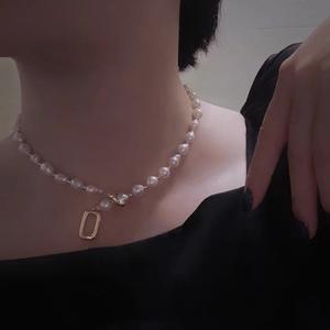 Collier tendance Alien AK Goutte d'eau Perle naturelle baroque pour femmes Accessoires de mode de luxe avec tempérament claviculaire - Product Image 4