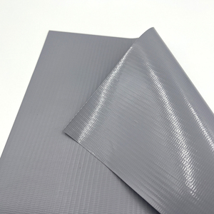 310g Nhà sản xuất chuyên nghiệp đa mục đích tùy chỉnh đồng bằng bạt PVC dệt vải ngoài trời không thấm nước ngành công nghiệp chống cháy - Product Image 1