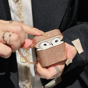 Columna de purpurina cuero PU para funda de airpod PC de cuero PU para fundas de <span class=keywords><strong>airpods</strong></span> <span class=keywords><strong>PRO</strong></span> <span class=keywords><strong>2</strong></span> - Product Image 5