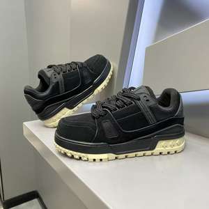 2026 New Men's Spring Autumn Fashion Skate Shoes Premium Sense Thick Sole Non-slip Wear-resistant Casual Sports <b>Sneakers</b> - Product Image 4