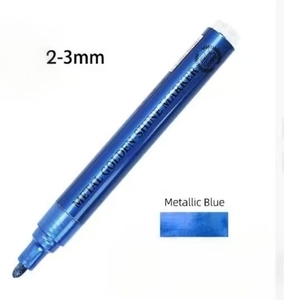 Rotulador Acrílico Metálico Flash para Modelismo Gundam, Punta Plana de 6mm, Manual, para Manualidades en Papel y Graffiti - Product Image 6