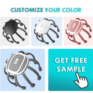 Masseur de tête vibrant électrique rechargeable 10 têtes 5 modes, masseur de cuir chevelu en forme de pieuvre - Product Image 5