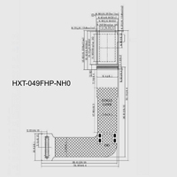 Pantalla Micro AMOLED OLED HEXING de 0.49 Pulgadas, 1920x1080, Interfaz MIPU I2C, Conector FPC de 40 Pines para Aplicaciones Pequeñas