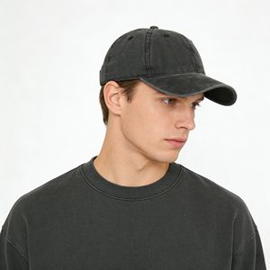 หมวกแก๊ปทรงวินเทจสไตล์ลำลอง ยูนิเซ็กซ์ ผ้าฝ้าย 100% ทรงสปอร์ต ธุรกิจ  ทรงเบสบอล ทรงทรัคเกอร์ ปีกโค้ง สำหรับกอล์ฟ ตกปลา  แบบสั่งทำได้ - Product Image 2