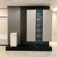 Meuble à chaussures sur mesure OEM, grande capacité, pour entrée de maison, hall d'entrée, style moderne et simple