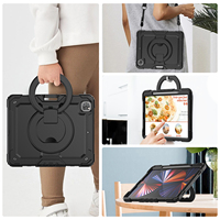 Protection intégrale de l'écran avec ceinture d'épaule et poignée pour iPad Pro 12.9 pouces 2021