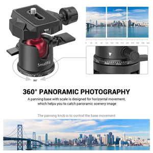 Mini Trípode de Mesa Ajustable <span class=keywords><strong>SmallRig</strong></span> 2664 Universal con Cabezal Panorámico para Teléfono, Cámara y DSLRs - Product Image 5