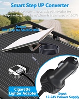 Starlink Mini 12V 12-24V 30V 3.5A Adaptateur secteur Prise allume-cigare Tout nouveau résistant à l'eau Protection contre les courts-circuits pour
