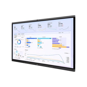 Panel plano interactivo inteligente de 75 pulgadas y pizarra interactiva, pantalla táctil todo en uno de gran tamaño para oficina, aula y educación. - Product Image 1