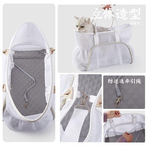 फैशन नए डिजाइन लुभावनी ग्रीष्मकालीन डिय बिल्ली वाहक बैग के साथ आरामदायक पालतू कैरियर - Product Image 3