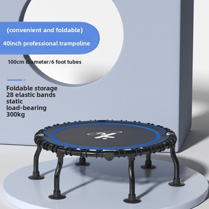 Tempat Tidur Trampolin Lompat Dalam Ruangan untuk Anak-anak dengan Pegangan 40x48 Inci Tanpa Jaring Pengaman - Product Image 6