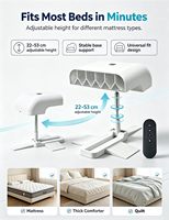 Sistem Pendingin Kipas Tempat Tidur Midnight Fantail, Kipas Tempat Tidur Tanpa Kabel di Bawah Sprei untuk Pengguna yang Mudah Panas Saat Tidur dan Mengalami Keringat Malam dengan Sertifikat CE