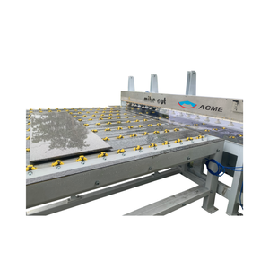 Machine à découper la pierre à onglet à 3 têtes Machine à scier avec le système de piston pneumatique maintient la plaque de pierre - Product Image 2