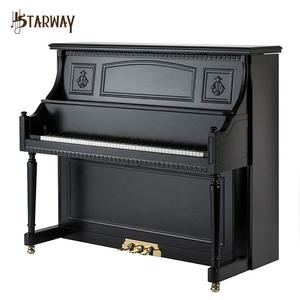 Starway <span class=keywords><strong>classique</strong></span> sculpture noir mécanique acoustique véritable <span class=keywords><strong>piano</strong></span> droit 88 touches pour enfant débutant apprentissage - Product Image 1
