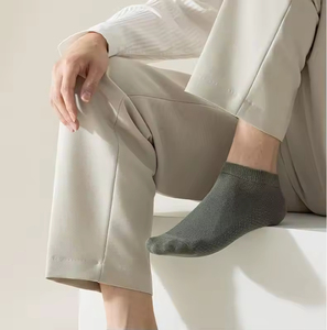 Premium Custom Logo Men <b>Socks</b> <b>Soft</b> Cotton Moisture-Wicking Crew Ankle Daily <b>Socks</b> - Product Image 3