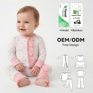 Tutina per Neonata con Stampa Floreale Personalizzata, Design alla Moda, Abbigliamento per Neonata - Product Image 1