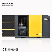 Compresseur d'air à vis LOGICAIR double étage PM VSD haute pression 22-250 kW 10 bars 220 V silencieux monophasé pour applications médicales et alimentaires