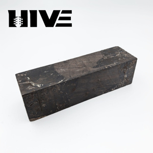 Bloc de bois HIVE en ébène <span class=keywords><strong>noir</strong></span> pour manche de couteau, 150*50*50MM, pour artisanat DIY avec surface cirée, bloc de sculpture sur bois pour guitare - Product Image 6