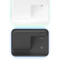 Support de chargeur sans fil 3 en 1 avec charge rapide 15W QC3.0, distance de 3 à 10 mm pour les modèles de montres et d'iPhone