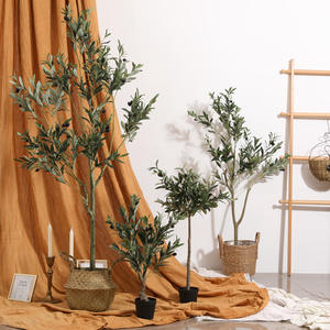 Piante finte Senmasine personalizzate 4ft 5ft 6ft 7ft giardino finto Bonsai grandi ulivi artificiali per ornamento da giardino - Product Image 2