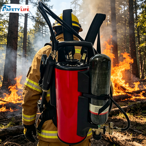 Estintore a Zaino per Incendi Boschivi, Attrezzatura Portatile per la Protezione Antincendio con Pompa ad Acqua Nebulizzata per Esterni - Product Image 2