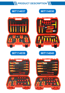 <span class=keywords><strong>12PC</strong></span> 1000V VDE Cách Điện Công Cụ Thợ Điện Công Cụ Thiết Lập Plier Và Tuốc Nơ Vít VDE Bộ - Product Image 5