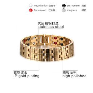 Bracelet Énergétique Magnétique Thérapie Quantique Bio Scalaire Tiens Bracelet Énergétique Puissant Prix Usine OEM ODM - Product Image 5