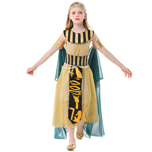 Disfraz de Cleopatra, Reina Egipcia, para Niñas, Disfraz de Faraón para Halloween - Product Image 4
