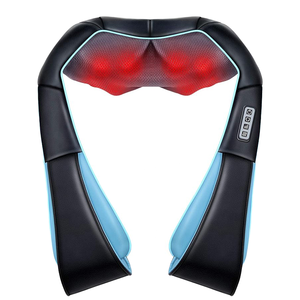 Almohada de masaje Shiatsu calentada para aliviar el dolor de espalda, cuello y lumbar, relajación de amasado profundo para el hogar y el coche - Product Image 1