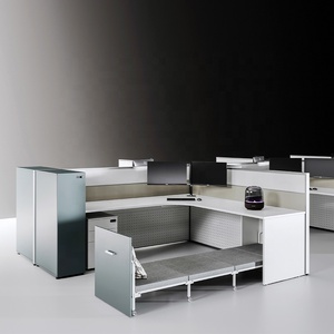 Modern Icon Workspace Acoustic 4 6 8 10 Person <strong>Office</strong> Work Station Partition Desk <strong>Furniture</strong> Cubicle <strong>Modular</strong> <strong>Office</strong> Workstation - Product Image 3