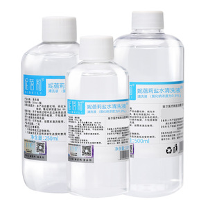 น้ำเกลือ 500 มล. โซเดียมคลอไรด์ 0.9% สำหรับการสักถาวร ทำความสะอาดคิ้ว จมูก และเปลือกตา - Product Image 1